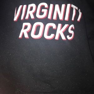 Virginity rocks hoodie